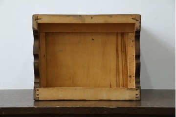 和製ヴィンテージ　軽井沢彫り　職人技が光る!桜の彫刻が美しい小引き出し　(R-080119)