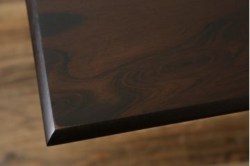 北欧ビンテージ　ノルウェー　BRUKSBO(ブルクスボ)　ローズウッド材　深みのある落ち着いたカラーが素敵なエクステンションテーブル(ダイニングテーブル、食卓、2人掛け、4人掛け、ヴィンテージ)(R-080121)