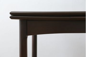 北欧ビンテージ　ノルウェー　BRUKSBO(ブルクスボ)　ローズウッド材　深みのある落ち着いたカラーが素敵なエクステンションテーブル(ダイニングテーブル、食卓、2人掛け、4人掛け、ヴィンテージ)(R-080121)