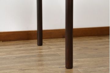北欧ビンテージ　ノルウェー　BRUKSBO(ブルクスボ)　ローズウッド材　深みのある落ち着いたカラーが素敵なエクステンションテーブル(ダイニングテーブル、食卓、2人掛け、4人掛け、ヴィンテージ)(R-080121)