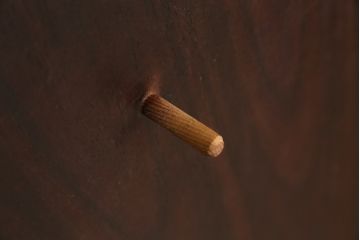 北欧ビンテージ　ノルウェー　BRUKSBO(ブルクスボ)　ローズウッド材　深みのある落ち着いたカラーが素敵なエクステンションテーブル(ダイニングテーブル、食卓、2人掛け、4人掛け、ヴィンテージ)(R-080121)