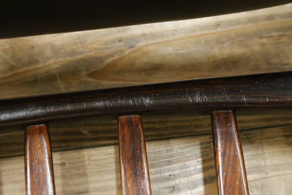 北欧ヴィンテージ　ノルウェー　BRUKSBO(ブルクスボ)　ローズウッド材　深みのある落ち着いたカラーが素敵なダイニングチェア2脚セット　(R-080122)