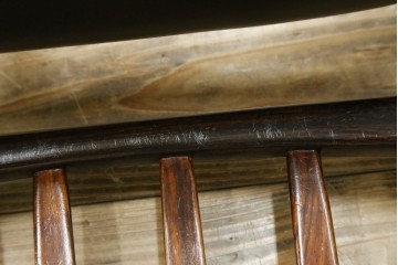 北欧ヴィンテージ　ノルウェー　BRUKSBO(ブルクスボ)　ローズウッド材　深みのある落ち着いたカラーが素敵なダイニングチェア2脚セット　(R-080122)