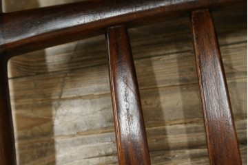 北欧ヴィンテージ　ノルウェー　BRUKSBO(ブルクスボ)　ローズウッド材　深みのある落ち着いたカラーが素敵なダイニングチェア2脚セット　(R-080122)