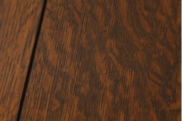 イギリスアンティーク　Lloyd's Antiques(ロイズ・アンティークス)取り扱い　オーク材・総無垢材　ツイストレッグがおしゃれな小振りサイズのドローリーフテーブル(ダイニングテーブル、エクステンションテーブル、2人掛け、4人掛け、6人掛け、食卓、英国)(R-080123)