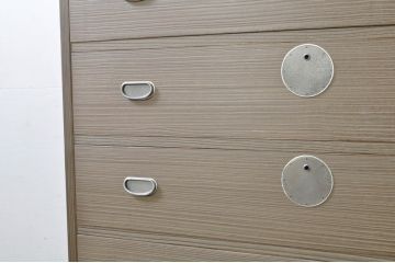 中古　美品　伝統工芸　桐屋田中製　和の趣を感じる凛とした佇まいが魅力的な加茂総桐箪笥(胴厚、総桐たんす、和たんす、衣装タンス、収納箪笥、整理箪笥、サイドチェスト、引き出し)(定価推定約46万5千円)(R-080126)