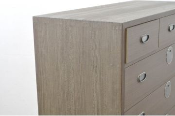 中古　美品　伝統工芸　桐屋田中製　和の趣を感じる凛とした佇まいが魅力的な加茂総桐箪笥(胴厚、総桐たんす、和たんす、衣装タンス、収納箪笥、整理箪笥、サイドチェスト、引き出し)(定価推定約46万5千円)(R-080126)