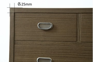 中古　美品　伝統工芸　桐屋田中製　加茂総桐箪笥　和の趣を感じる衣装箪笥　定価推定約46万5千円　(R-080126)