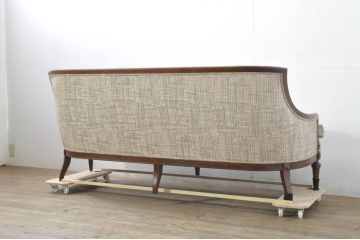 中古　美品!!　DREXEL HERITAGE(ドレクセルヘリテイジ)　Upholstery(アップホルスタリー)　エレガントな佇まいが魅力的な3人掛けソファ(三人掛け、3Pソファ)(R-080132)