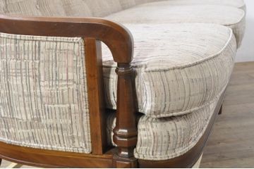 中古　美品!!　DREXEL HERITAGE(ドレクセルヘリテイジ)　Upholstery(アップホルスタリー)　エレガントな佇まいが魅力的な3人掛けソファ(三人掛け、3Pソファ)(R-080132)