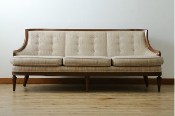 中古　美品!!　DREXEL HERITAGE(ドレクセルヘリテイジ)　Upholstery(アップホルスタリー)　クラシカルデザインの3人掛けソファ　(R-080132)