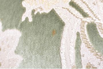 中古　イタリア製　ロココ調　華やかな彫刻が目を惹く1人掛けソファ(1P、一人掛け、ラウンジチェア、アームチェア、サロンチェア)(R-080155)