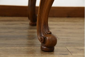 中古　イタリア製　ロココ調　華やかな彫刻が目を惹くローテーブル(センターテーブル、リビングテーブル)(R-080156)