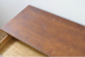 中古　アメリカ　センチュリー社(CENTURY)　スラリと伸びた猫脚がおしゃれなコンソールテーブル(薄型デスク、机、ワークデスク、サイドテーブル、在宅用、在宅ワーク用)(定価約70万円)(R-080158)