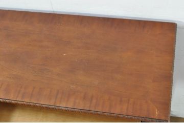 中古　アメリカ　センチュリー社(CENTURY)　スラリと伸びた猫脚がおしゃれなコンソールテーブル(薄型デスク、机、ワークデスク、サイドテーブル、在宅用、在宅ワーク用)(定価約70万円)(R-080158)
