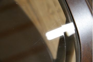 中古　美品　maruni(マルニ木工)　ベルサイユシリーズ　クラシカルな雰囲気漂う楕円形のセンターテーブル(ローテーブル、リビングテーブル、オーバルテーブル)(定価約13万円)(R-080168)