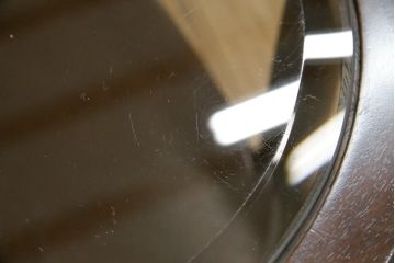 中古　美品　maruni(マルニ木工)　ベルサイユシリーズ　クラシカルな雰囲気漂う楕円形のセンターテーブル(ローテーブル、リビングテーブル、オーバルテーブル)(定価約13万円)(R-080168)
