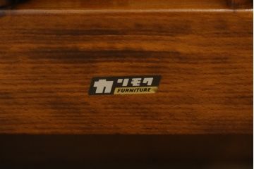 和製ビンテージ　希少な廃番品　オールドカリモク(karimoku)　コロニアルシリーズ　上品な佇まいが魅力の2Pソファ(アームチェア、2人掛け、ヴィンテージ)(R-080172)