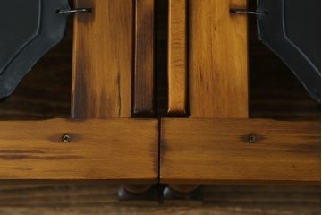 和製ビンテージ　希少な廃番品　オールドカリモク(karimoku)　コロニアルシリーズ　上品な佇まいが魅力の2Pソファ(アームチェア、2人掛け、ヴィンテージ)(R-080172)