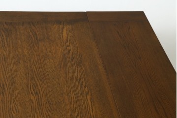 中古　美品　百貨店取り扱い　オーク材　ツイストレッグが特徴的なドローリーフテーブル　定価約22万円　(R-080175)