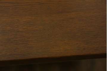 中古　美品　百貨店取り扱い　オーク材　ツイストレッグが特徴的なドローリーフテーブル　定価約22万円　(R-080175)