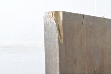 和製アンティーク　古材　朴(ホオ)の木　時代の流れを感じさせる一枚板(テーブルトップ、テーブル天板、木材、DIY、材料)(R-080186)