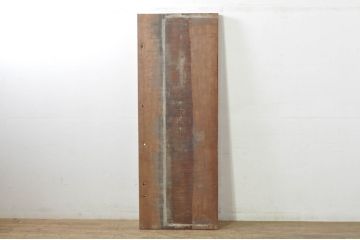 ビンテージ　古材　ブビンガ　一枚板　年月を経た味わいが楽しめるテーブルトップ(天板、木材、DIY、材料、ヴィンテージ)(R-080187)