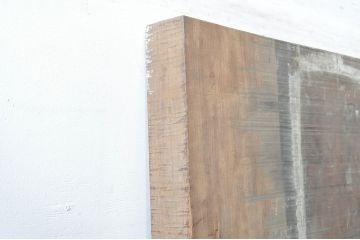 ビンテージ　古材　ブビンガ　一枚板　年月を経た味わいが楽しめるテーブルトップ(天板、木材、DIY、材料、ヴィンテージ)(R-080187)