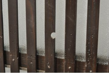 アンティーク建具　希少サイズ!!　落ち着いた和の空間を演出する背の高い幅広ガラス格子戸2枚セット(帯戸、引き戸、ガラス戸)(R-080190)