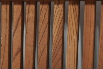 アンティーク建具　総欅(ケヤキ)材　落ち着いた和の空間を演出する組子入り格子蔵戸1枚(玄関戸、格子戸、引き戸)(R-080195)