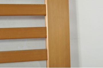 中古　和モダンな空間づくりにおすすめの横桟アクリル戸2枚セット(引き戸、ガラス戸、建具)(R-080209)
