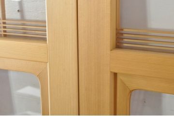 中古　ペットドア付き　和モダンな空間づくりにおすすめのアクリル戸3枚セット(引き戸、ガラス戸、建具)(R-080212)