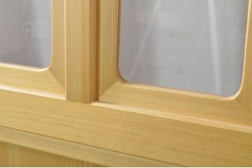 中古　和モダンな空間づくりにおすすめのアクリル戸3枚セット(引き戸、ガラス戸、建具)(R-080213)
