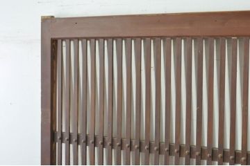 アンティーク建具　落ち着いた和の空間を演出する格子蔵戸1枚(引き戸、玄関戸、格子戸)(R-080230)