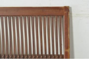 アンティーク建具　落ち着いた和の空間を演出する格子蔵戸1枚(引き戸、玄関戸、格子戸)(R-080230)