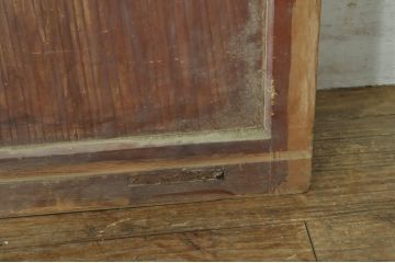 アンティーク建具　落ち着いた和の空間を演出する格子蔵戸1枚(引き戸、玄関戸、格子戸)(R-080230)