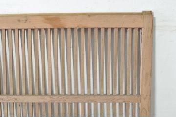 アンティーク建具　落ち着いた和の空間を演出する格子蔵戸1枚(引き戸、玄関戸、格子戸)(R-080230)