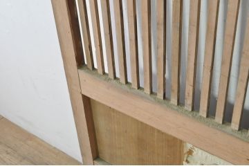 アンティーク建具　落ち着いた和の空間を演出する格子蔵戸1枚(引き戸、玄関戸、格子戸)(R-080230)