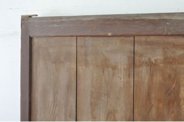 アンティーク建具　時を経た風合いが楽しめる蔵戸1枚(引き戸、玄関戸)(R-080231)