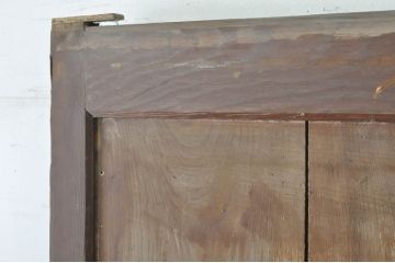 アンティーク建具　時を経た風合いが楽しめる蔵戸1枚(引き戸、玄関戸)(R-080231)