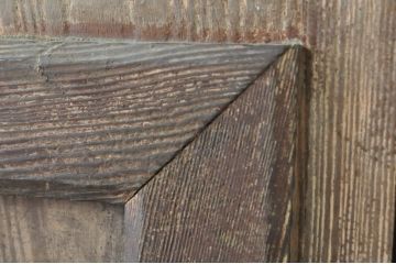アンティーク建具　時を経た風合いが楽しめる蔵戸1枚(引き戸、玄関戸)(R-080231)