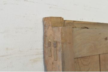 アンティーク建具　時を経た風合いが楽しめる蔵戸1枚(引き戸、玄関戸)(R-080231)
