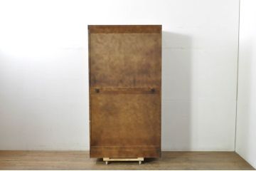 中古　美品　北海道民芸家具　たっぷり収納できる背の高い和タンス(和箪笥、引き出し、着物箪笥、衣装箪笥、チェスト)(R-080234)