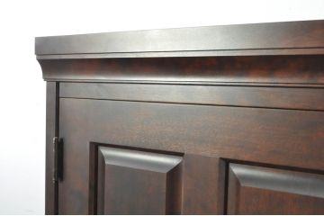 中古　美品　北海道民芸家具　たっぷり収納できる背の高い和タンス(和箪笥、引き出し、着物箪笥、衣装箪笥、チェスト)(R-080234)