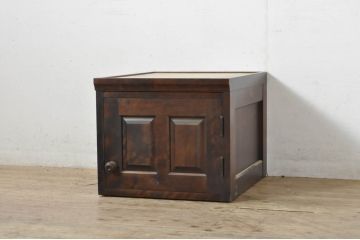 中古　美品　北海道民芸家具　組み合わせ自由で様々な使い方ができるローボード(小物収納、収納棚、戸棚)(R-080235)