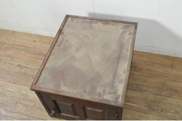 中古　美品　北海道民芸家具　組み合わせ自由で様々な使い方ができるローボード(小物収納、収納棚、戸棚)(R-080235)