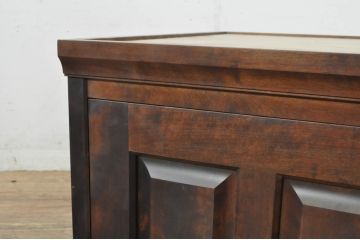 中古　美品　北海道民芸家具　組み合わせ自由で様々な使い方ができるローボード(小物収納、収納棚、戸棚)(R-080235)