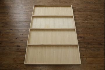中古　展示品　未使用品　四国・高松　飛鳥欅箪笥　艶やかな朱色が魅力的な箪笥ローボード(引き出し、ローチェスト、リビングボード、テレビボード、テレビ台)(R-080239)