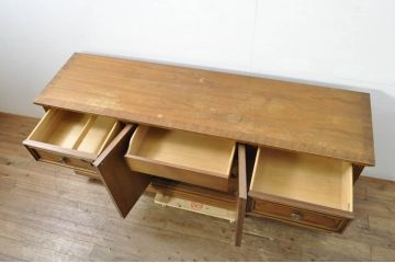 中古　DREXEL HERITAGE(ドレクセルヘリテイジ)　FRANCESCA(フランチェスカ)シリーズ　堂々とした重厚な佇まいが魅力のサイドボード(サイドチェスト、サイドキャビネット、リビングボード)(R-080242)