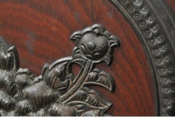 和製ビンテージ　美品!!　最高級!!　手打ち金具　三方欅(ケヤキ)材　意匠を凝らした金具が上質な雰囲気を醸し出す仙台小箪笥(仙台箪笥、和たんす、衣装タンス、整理箪笥、収納箪笥、サイドチェスト、引き出し、ヴィンテージ)(R-080247)